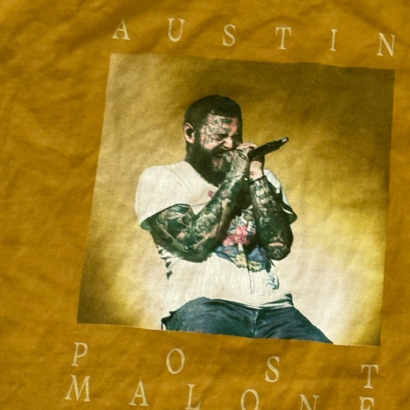 Austin Post Malone Graphic T-Shirt - Brown - Picture 2 of 6